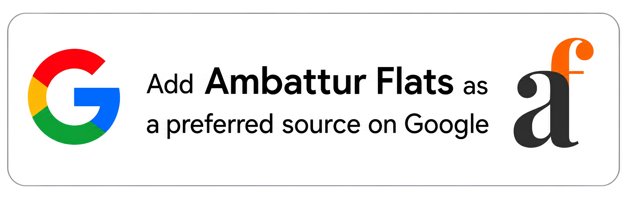 Ambattur Flats Chennai Preferred Source on Google