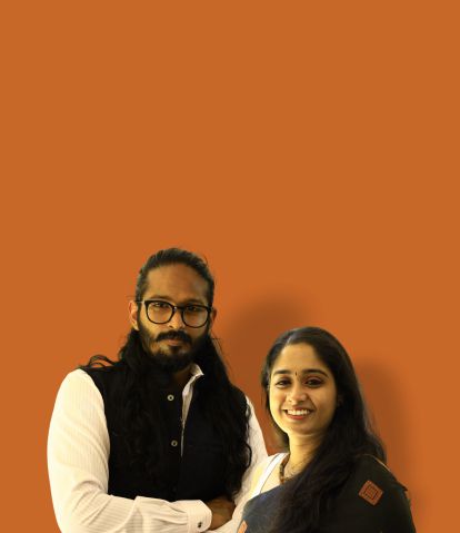 Brother and sister looking on happily after buying a flat in Ambattur - Chennai