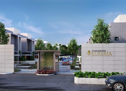 Elevation of AF Casagrand Luxeria, Navlur's best flats