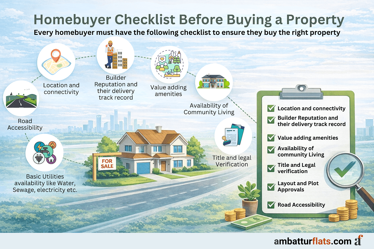 Checklist Before Buying a Property