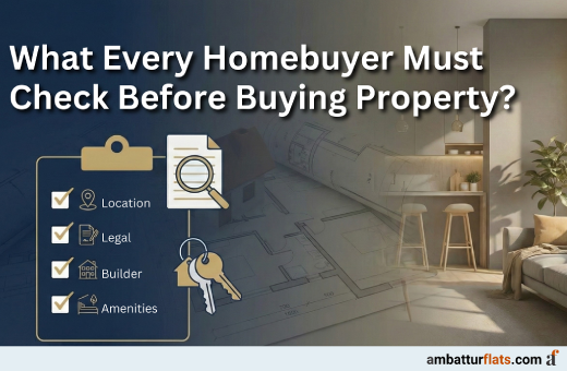 What Every Homebuyer Must Check Before Buying Property
